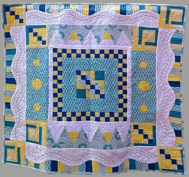 Mystery quilt designed by me